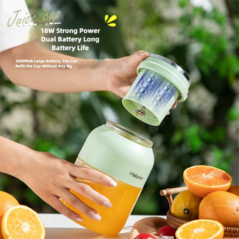 juicer machine  Electric Juicing Cup Portable Wireless Fruit Blender Mini Multifunctional Kitchen USB Charging Outdoor
