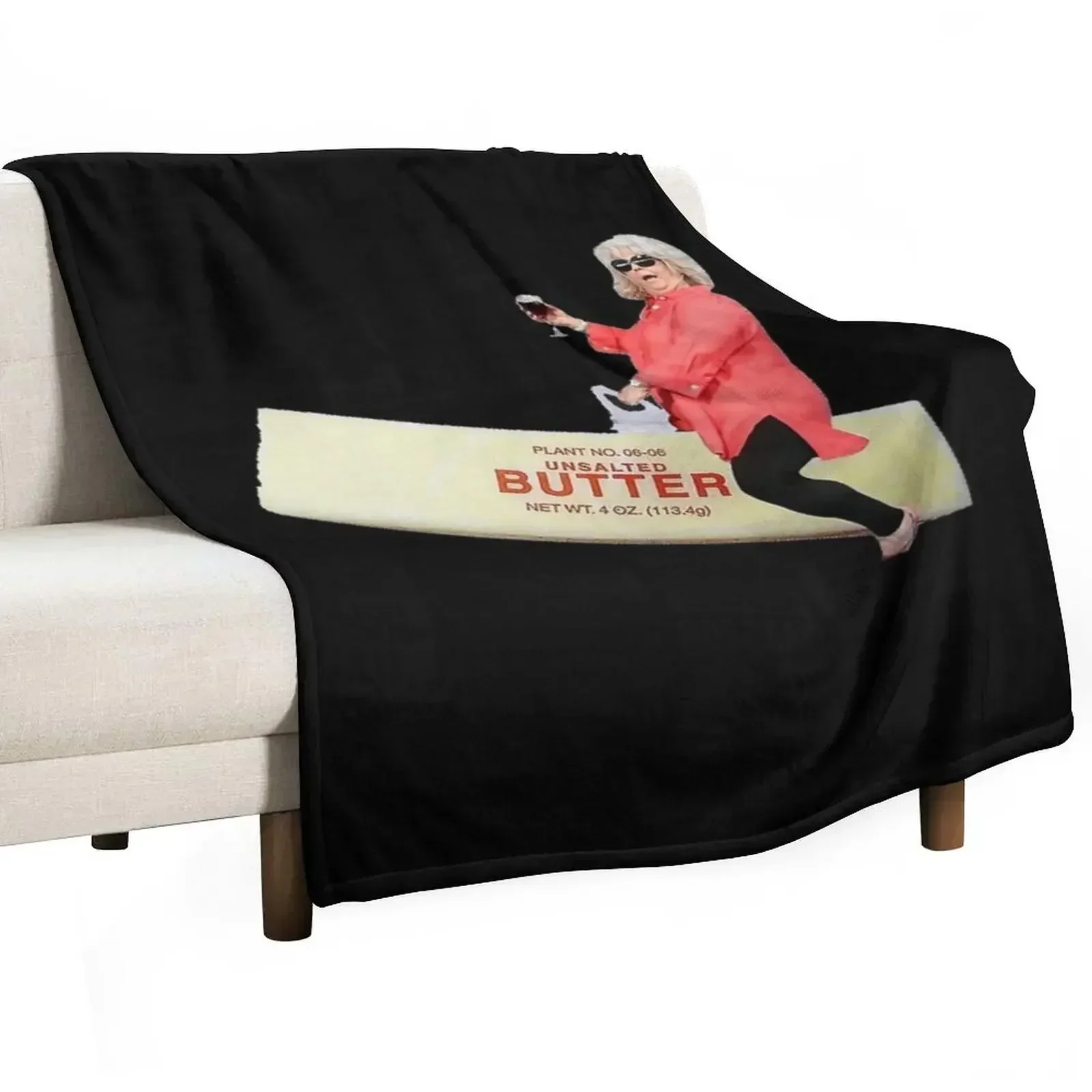 

paula deen riding butter Throw Blanket Soft Plush Plaid for winter for babies Sleeping Bag Blankets