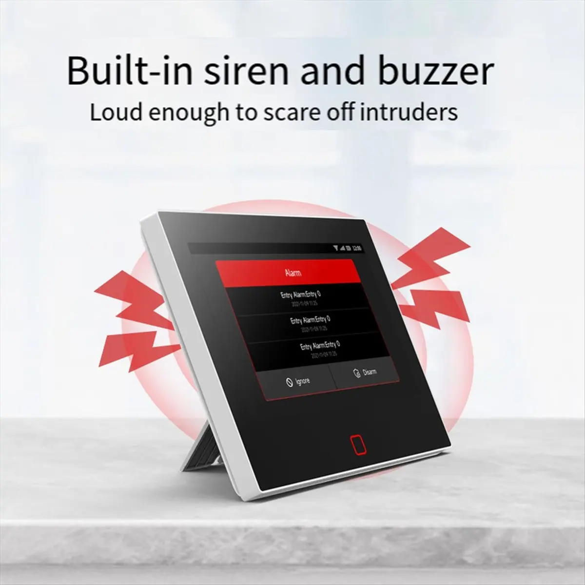 Tuya Smart Home Alarms System Wireless WiFi 4G 7 Inch Panel for Home Burglar Security Protection Alarms EU Plug