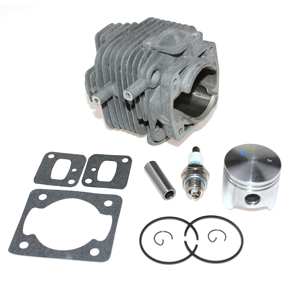 Cylinder Piston Kit Fit Husqvarna 142R 142RB 142RJ 152R 152RB 152RJ 143R 153R Jonsered GC2042 GC2052 BP2052 531007735 531007736