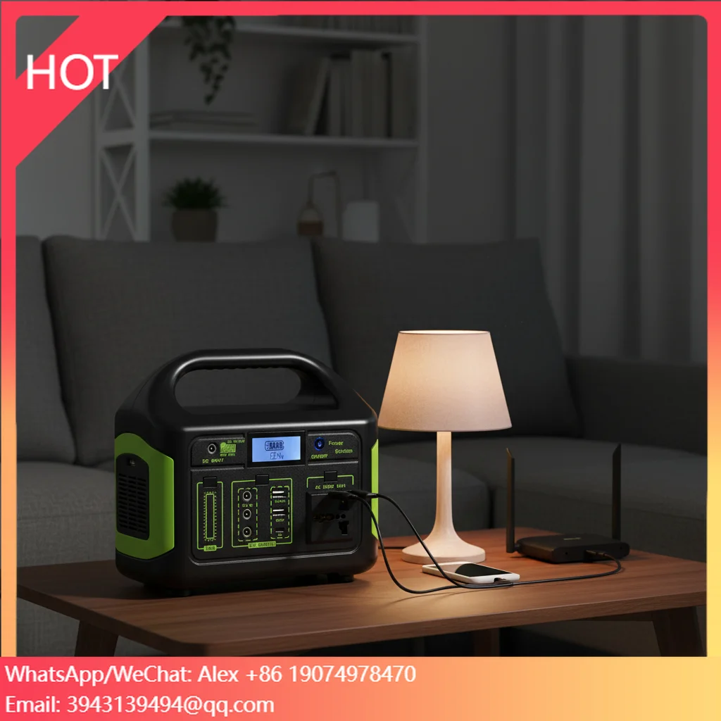 

Wholesale 300W Generador Solar Portatil Emergency Mini Portable Solar Power Generator Backup Lifepo4 Battery Power Station Home