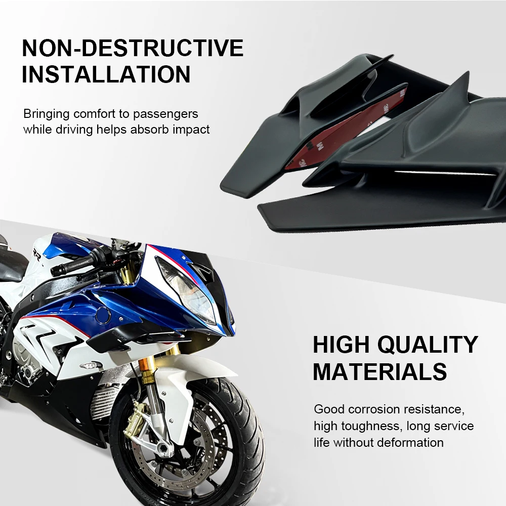 For BMW S1000RR S1000 RR Motorcycle Accessories Fairing Side Spoiler MotoGP Same Fixed Wing Wind Blade 2015 2016 2017 2018