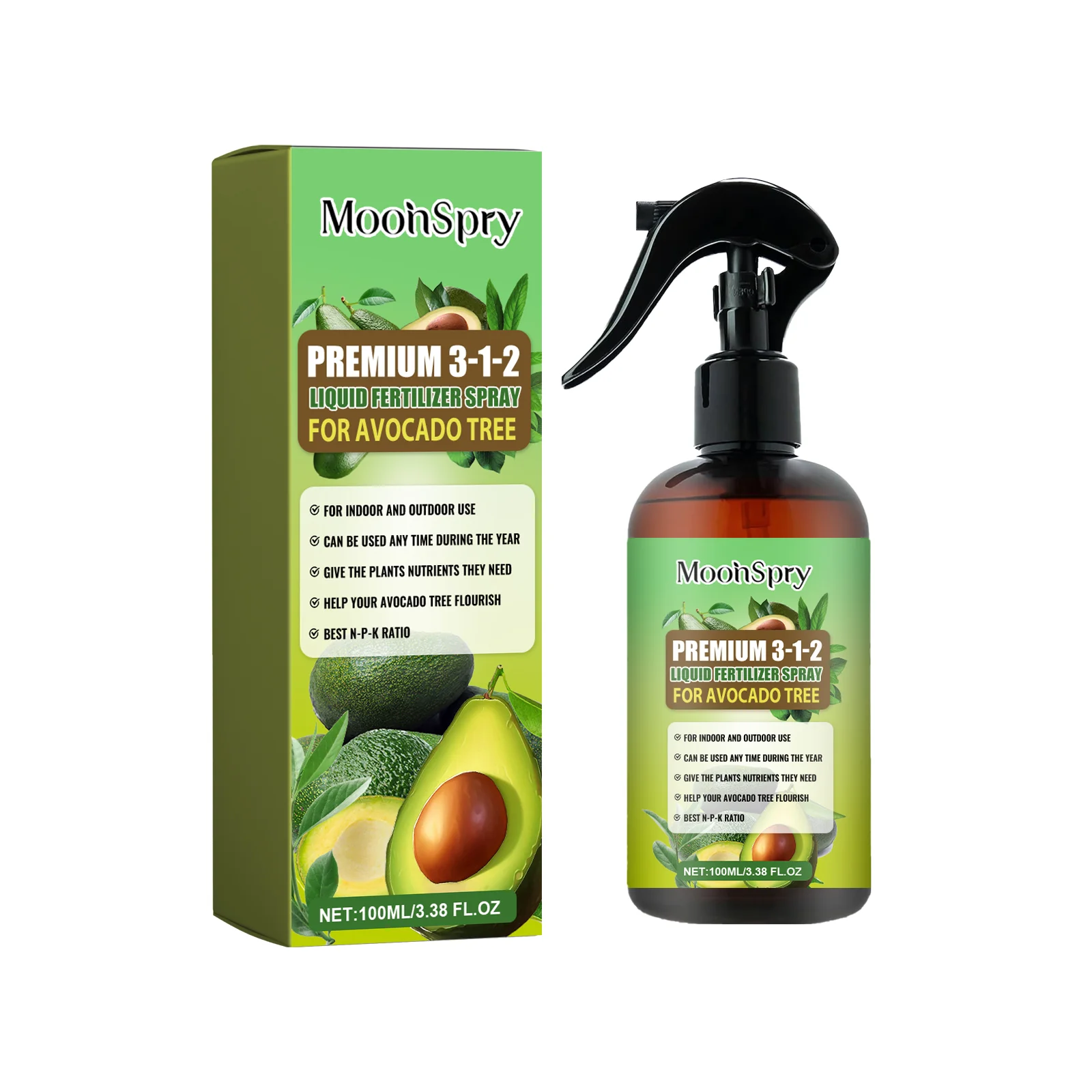 Avocado Tree Fertilizer Vital Health Food Nutrient Gardening Blend  Fertilizer Leaf Growth Supplement Plant Liquid Organic Spray - AliExpress
