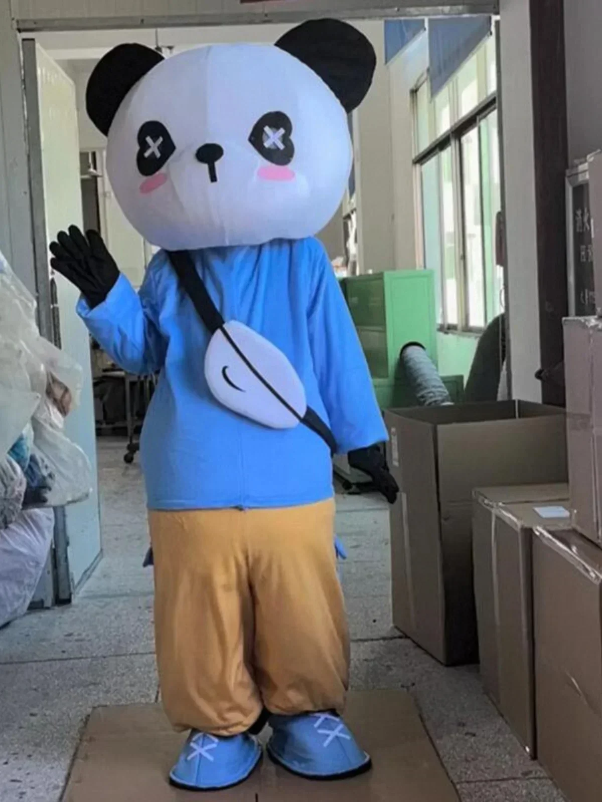 Christmas Panda Mascot Costume Costume Cosplay Party Costume Carnival Halloween Christmas Easter Adult