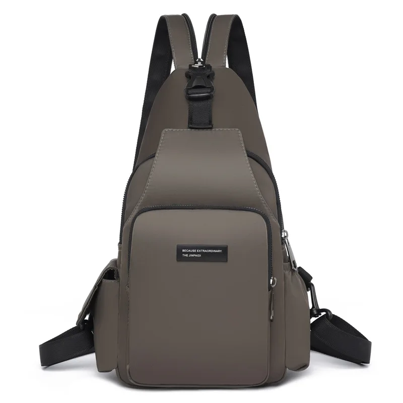 

New Jinpaidi Casual Men's Chest Bag, Simple Backpack, Outdoor Travel Multi-functional Backpack, Single Shoulder Messenger Bag