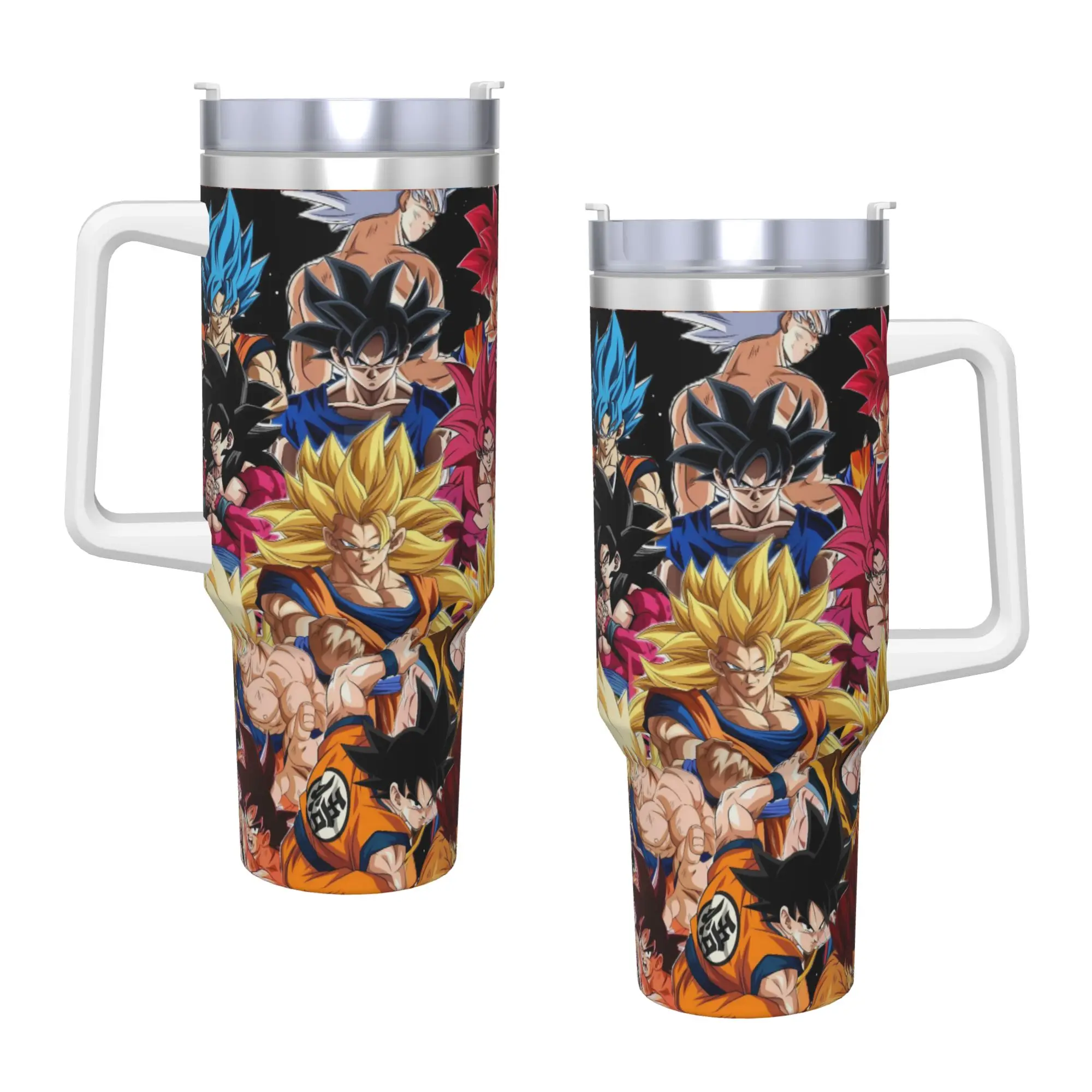 Stainless Steel Tumbler D-Dragons Ball Anime Thermal Mug  Keep Heat Cold Drink Mugs Cup Driving Custom Water Bottle