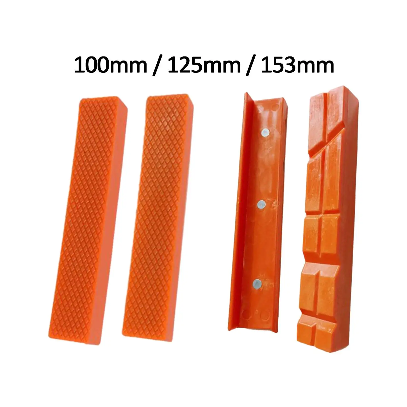 2 Pieces Magnetic Vise Jaw Pads Professional Protection Vice Jaw Covers Protectors for Woodworking Any Metal Bench Vice Clamping