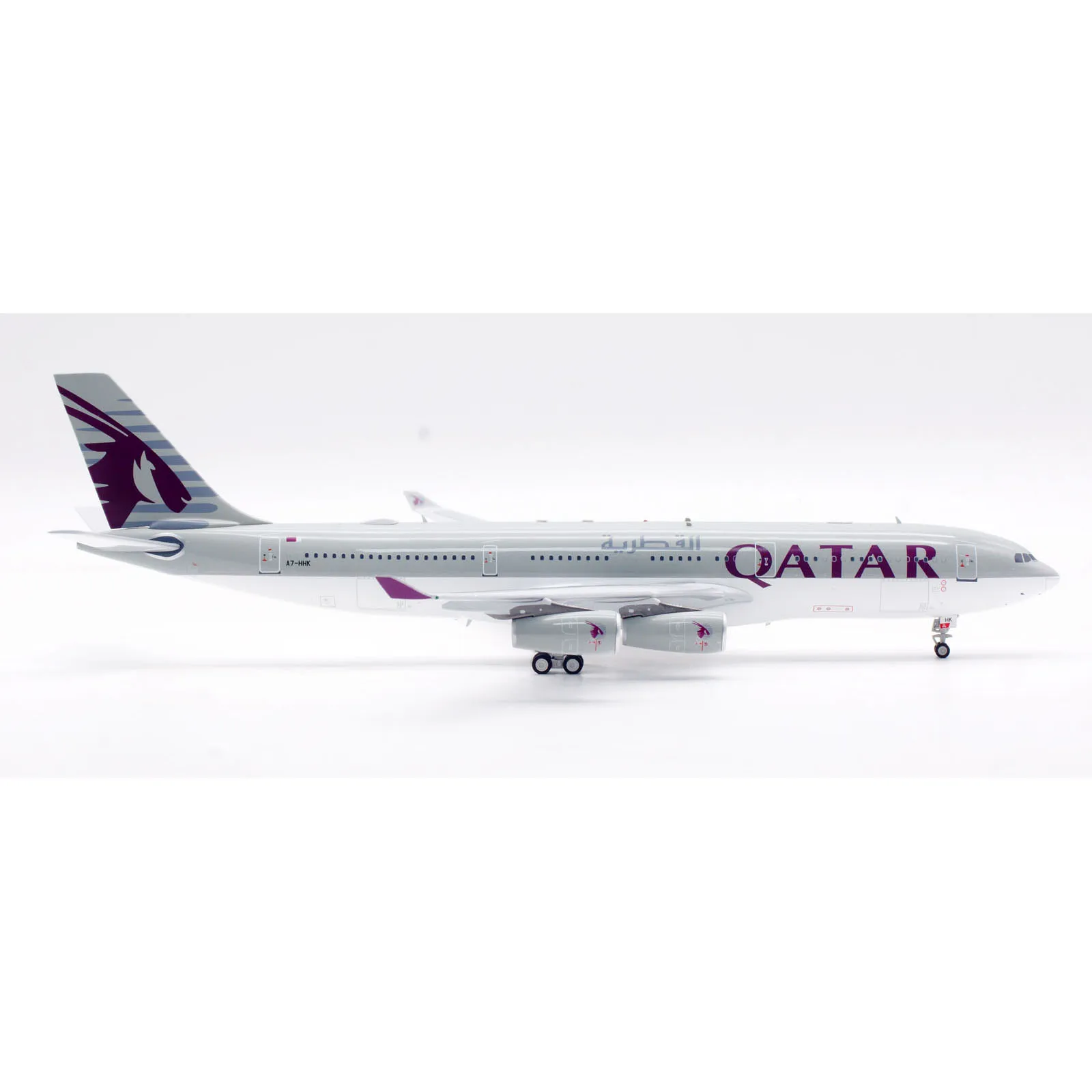 IF342QT0124 Alloy Collectible Plane Gift INFLIGHT 1:200 Qatar Airways Airbus A340-200 Diecast Aircraft Jet Model A7-HHK