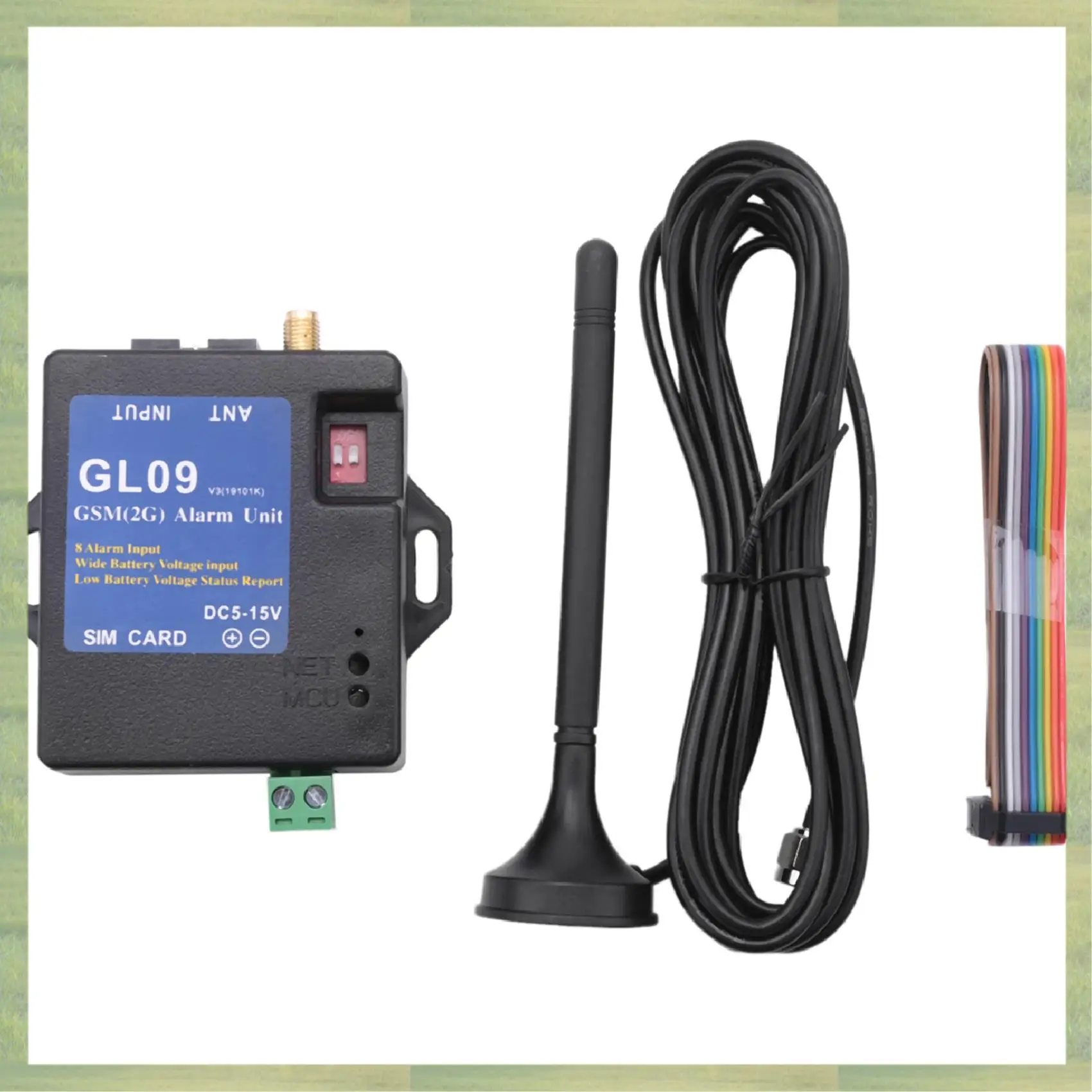 N15R-GL09 8 قنوات تعمل بالبطارية، أنظمة إنذار GSM، نظام أمان تنبيه عبر الرسائل القصيرة 2019