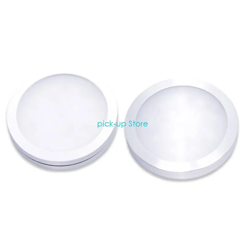 

Q5WA 5V3W USB -светодиодный свет с 59 мм круглой базовой лампы Энергоэффективное прожектор под шкафом шайбы светом