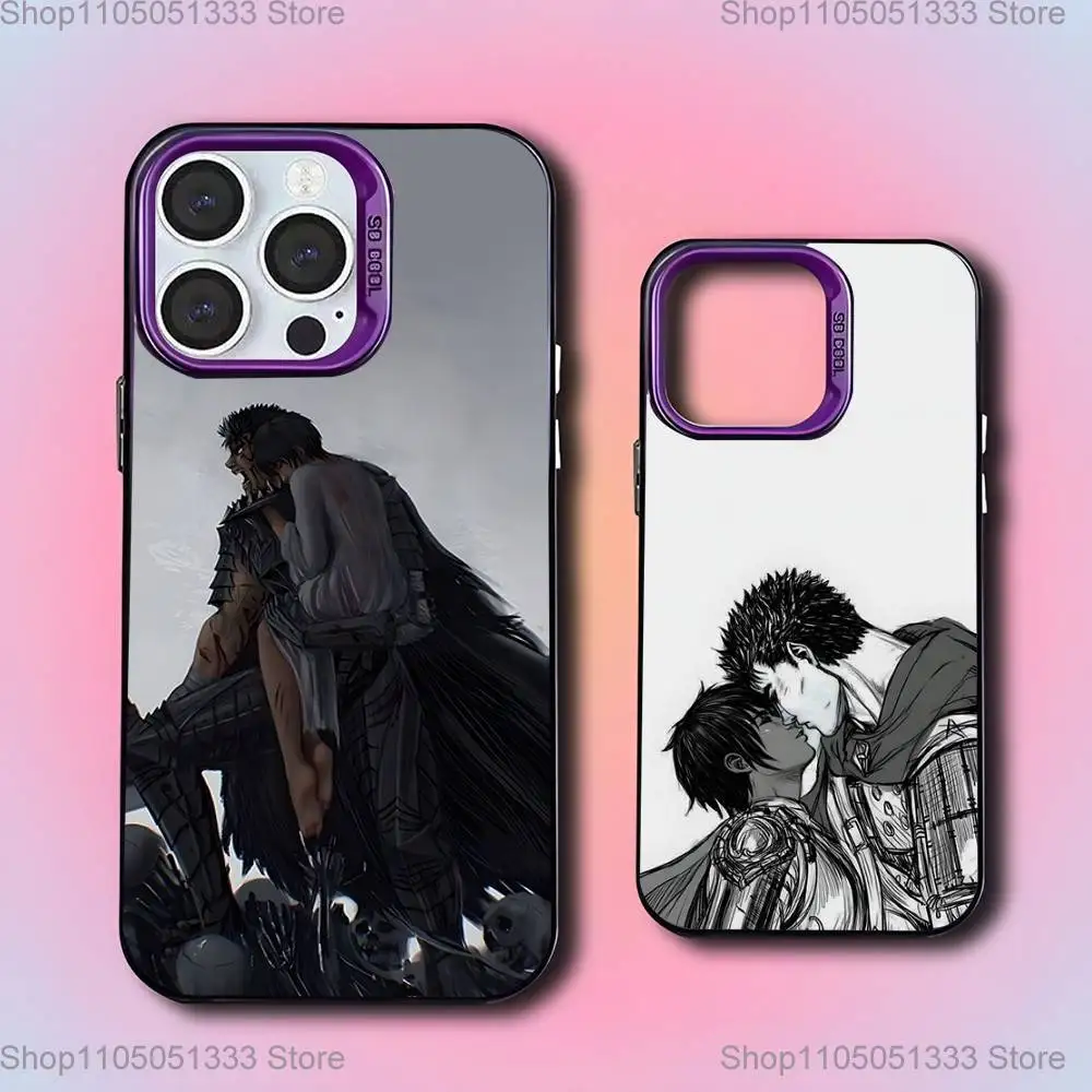

Comic Cool B-Berserk-S Guts Casca Phone Case For iPhone 16,15,14,13,12,11,Mini,Pro,E,SE4,XS,MAX Purple Candy Matte Cover