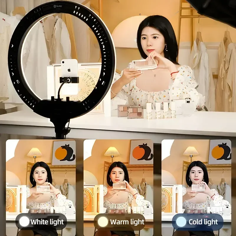 

Hot Sale 200W-350W LED Studio Professional Photography Lighting Dimmable 2800-6500k For Studio Live Makeup Photo Live Video Ligh