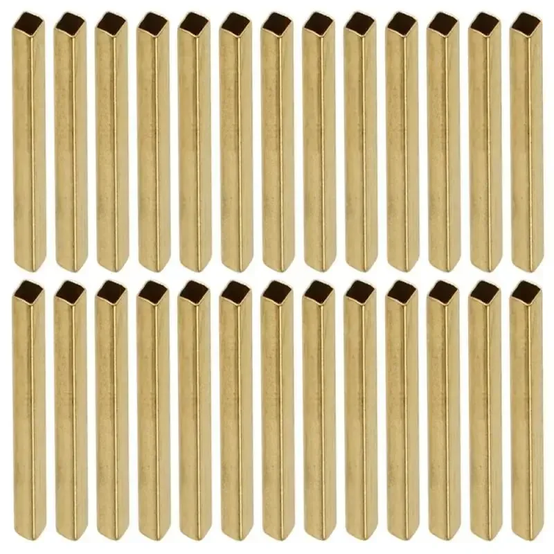1 قطعة أنبوب مربع النحاس قطر جوفاء 6-20 مللي متر x 250/500 مللي متر DIY بها بنفسك الحرفية نموذج صنع لوازم الأجهزة