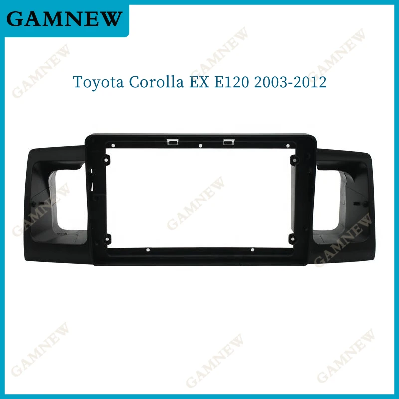 Panel de salpicadero de Radio de coche de 9 pulgadas para TOYOTA Corolla EX 2007-2012 2013 + Marco de salpicadero ESTÉREO