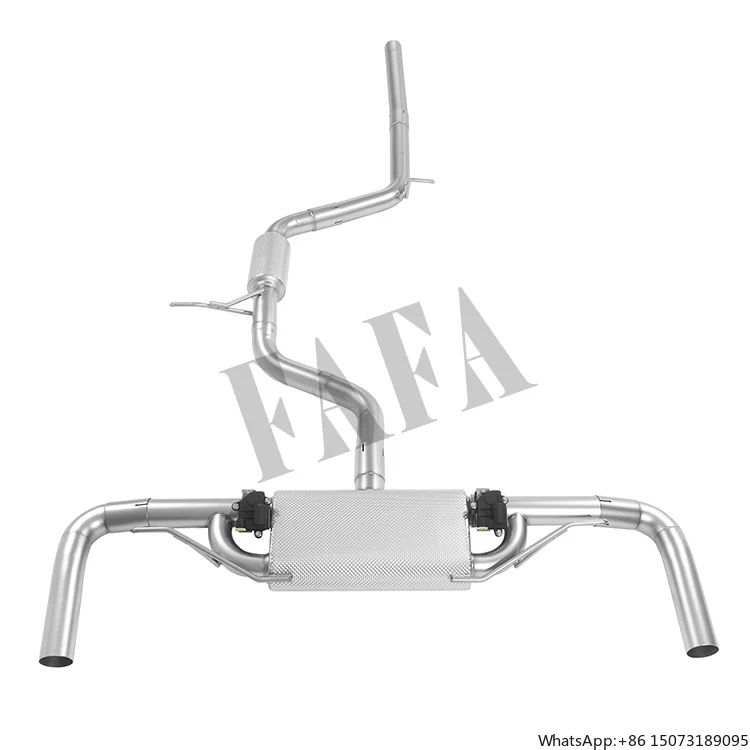 

For 8 GTI 2021high Performance Exhaust System in the Tail Section Catback Exhaust Pipe Muffler Exhaust with Heat Insulation