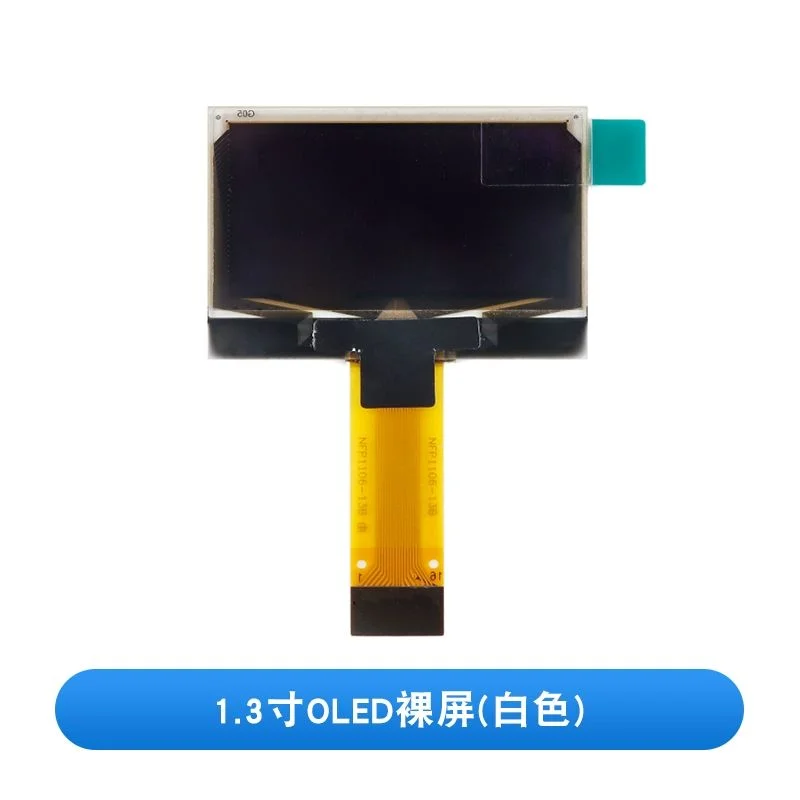 1,3-дюймовый OLED-дисплей с голым экраном, разрешение ЖК-экрана 128*64 SPI-интерфейс SH1106, драйвер белый/синий, новый в наличии