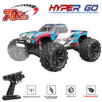 MJX Hyper Go 16207 16208 16210 70KM/H Brushless 1/16 RC Car 4WD High Speed Off-Road RC Drift Truck for Kids VS WLtoys 144010 Toy