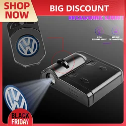 1PC LED Car Door Logo Welcome Light Laser Projector Lamp For Volkswagen Vw R RLINE Tiguan Jetta Scirocco Polo Touran Golf Passat