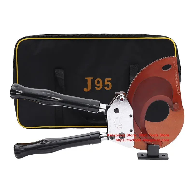 Cesoia per cavi a cricchetto J95 per il taglio di cavi manuale per cavi Cu/Alu corazzati da 3 * 185 mm2 o 95 mm