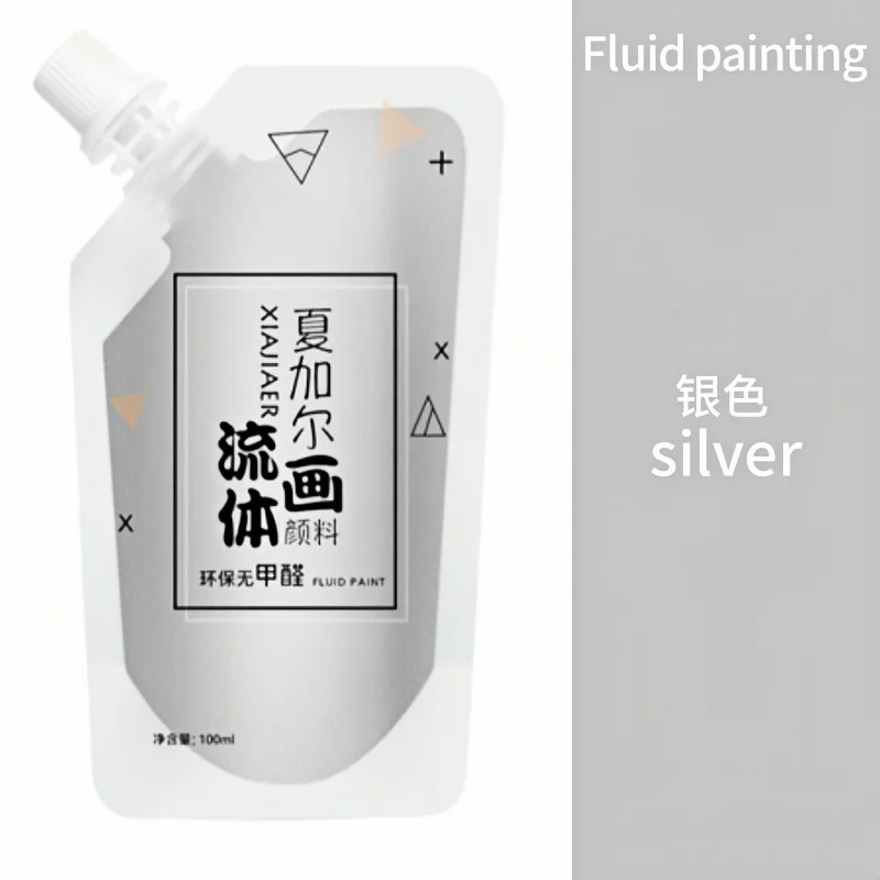 100 ml/multi-color xiajiaer vloeibare verf acrylverf zak gewelddadige beer DIY decoratieve schilderkunst vloeibare vloeibare kleurstof