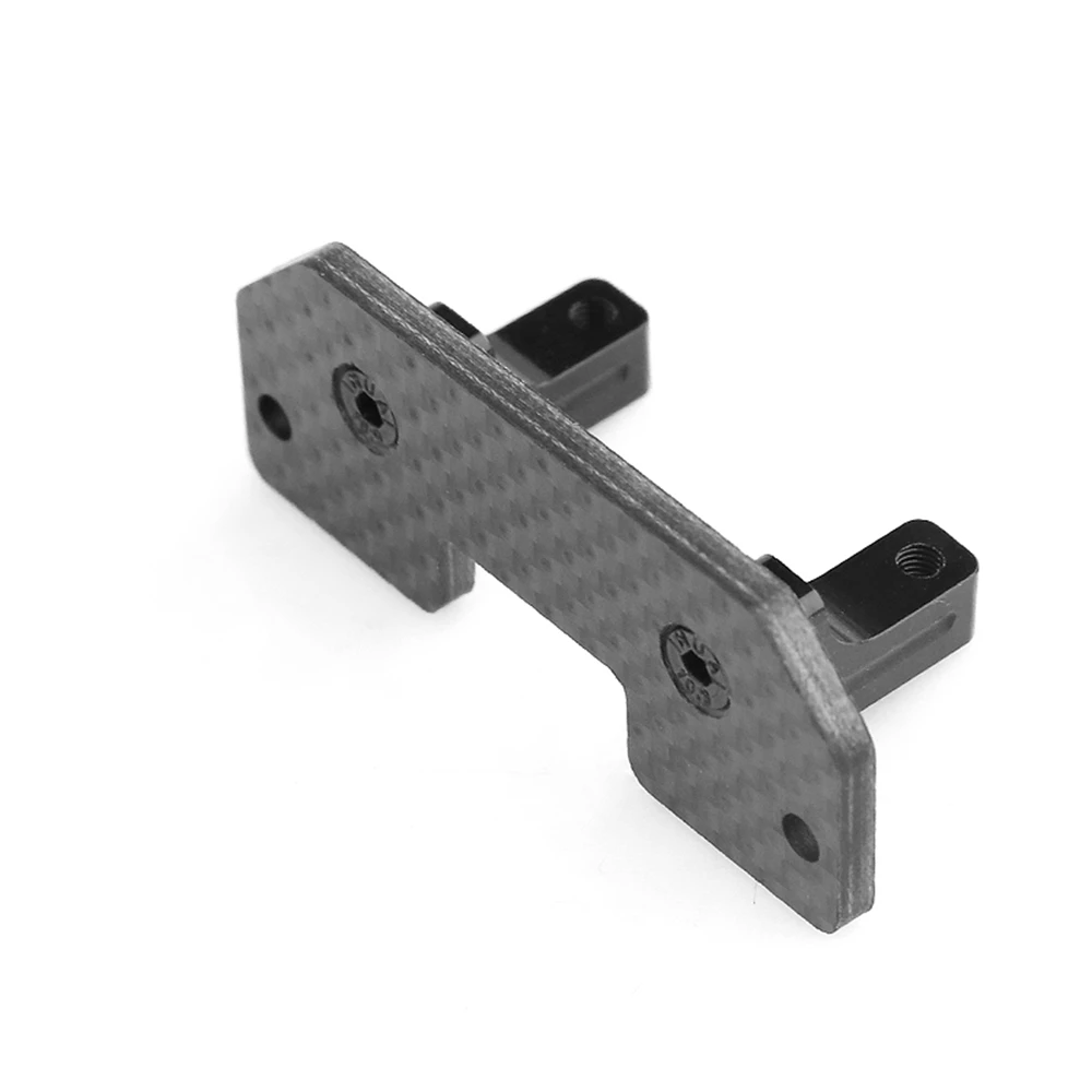 Carbon Fiber Servo Mount Axle Up Servo Fixed Bracket for Axial SCX10 SCX10 II 90046 1/10 RC Crawler Car Upgrade Parts