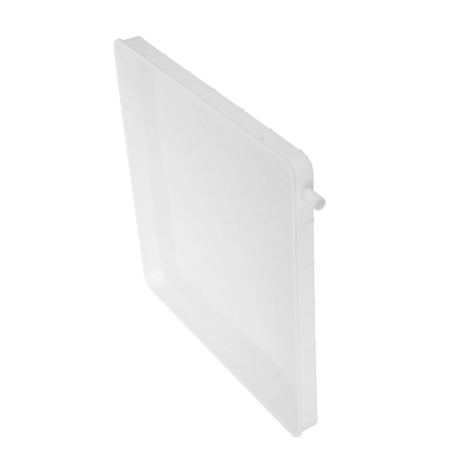 

Plastic Condensate Drain Pan Square Ac Drip Tray with Built in Side Drain 15.75 Inch for Portable Window Wall Unit Air