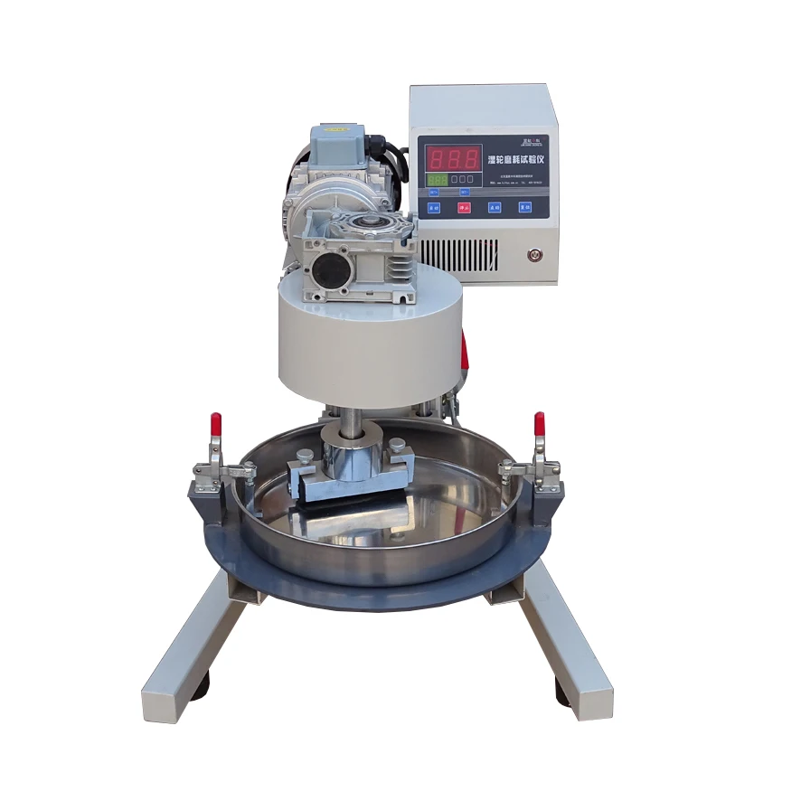 

Emulsified asphalt wet wheel abrasion tester