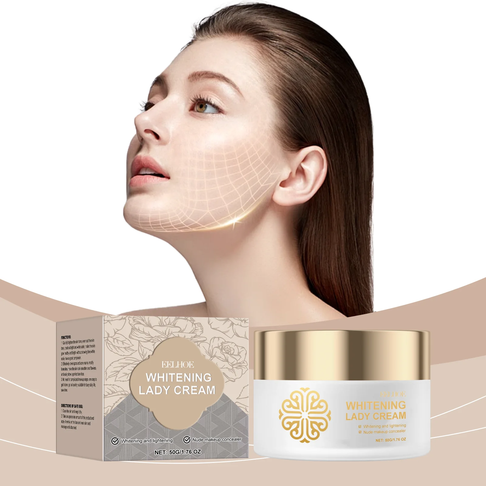 Brightening and Whitening Natural Cream