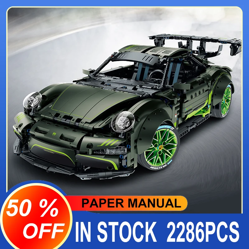 

Mechanical Master 9806 MOC Super SportsCar Scale 1:10 Model Building Blocks Bricks Puzzle Toy Birthday Gifts For Boy