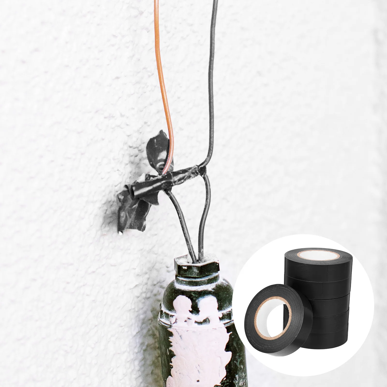 

6 Rolls Waterproof Insulation Tape 20M Heavy Duty Electrical Tapes For Indoor Outdoor Wiring Car Wire Protection Electrician