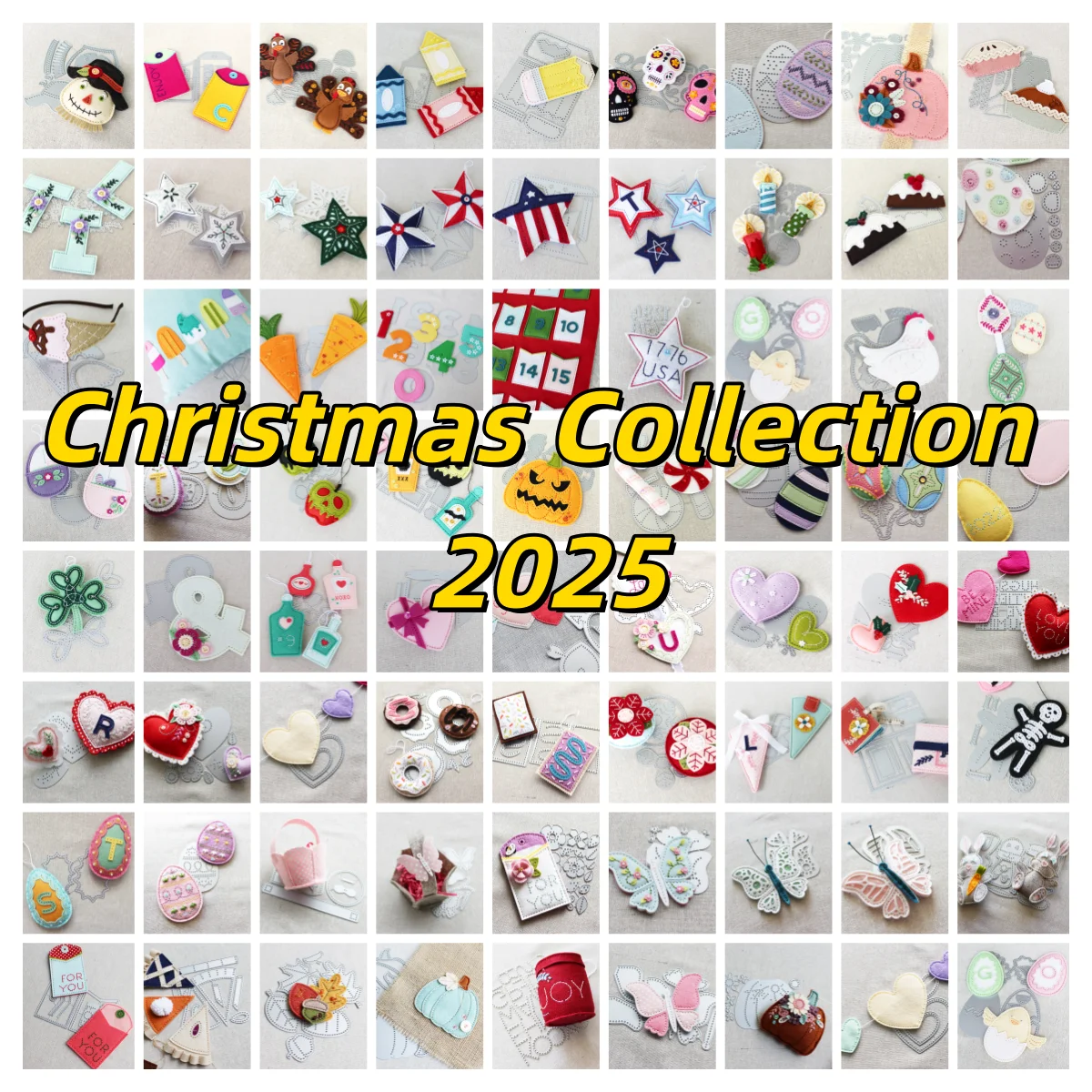 Shamrock Love Potion Snow Flurries Metal Cutting Dies for DIY Decorating Scrapbook Paper Embossing Christmas Collection 2025