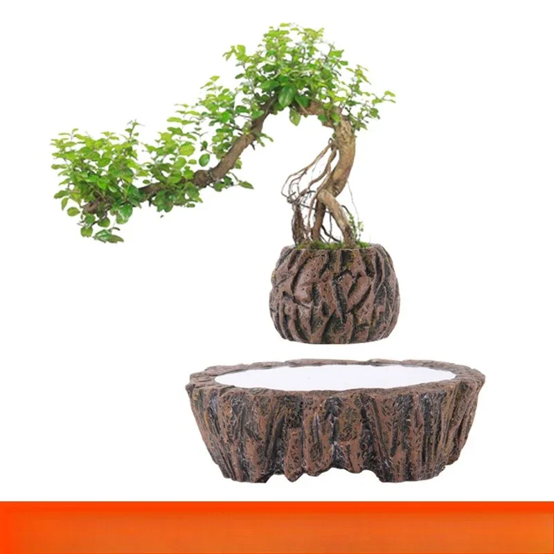 Maglev potted plant home decoration creative ornament opening gift miniature plant bonsai flower pot factory direct sales
