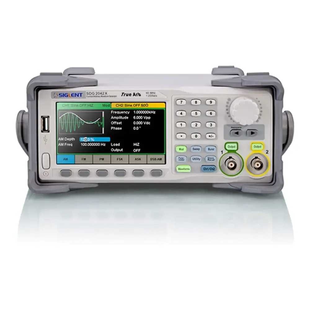 

Technologies SDG2042X Arbitrary Waveform Function-Generators, 40 MHz, Grey