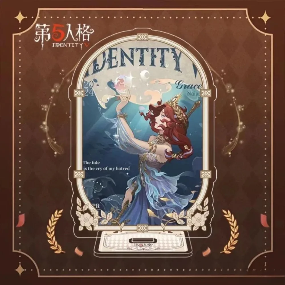 Anime Identität V Figuren Stand Modell Platte Anwalt Embalmer Naiad Anne Lester Gnade Acryl Stehende Zeichen Schreibtisch Dekor Fans Geschenke