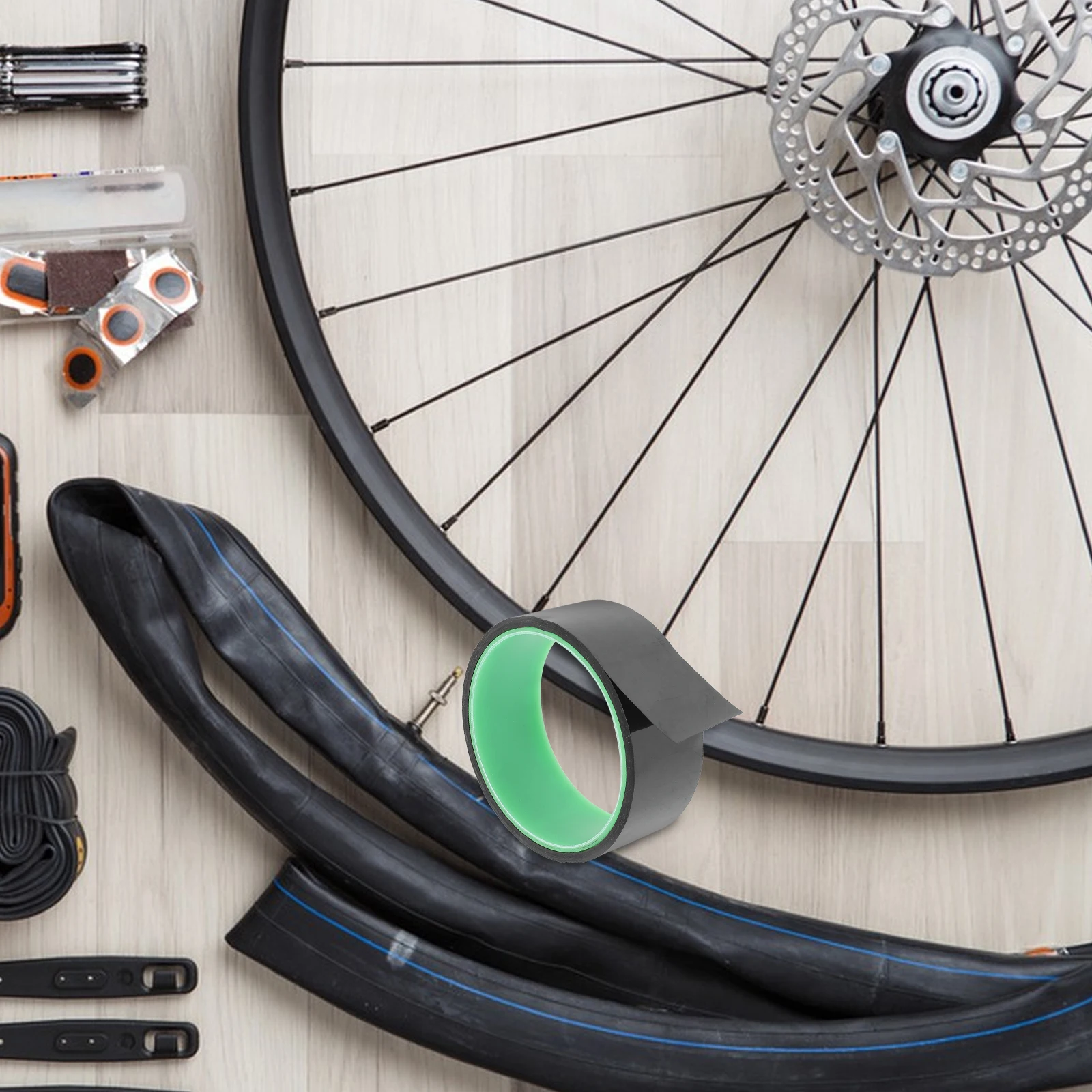 

Tubeless Tire Pads Bike Rim Tape Vacuum Sealed Wheel Repair Heavy Duty Mountain Biking Car Tires Puncture Protection Flat Fix
