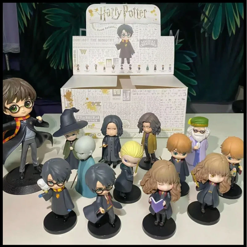 New blind box Q posket Potter Hermione Snape ornaments hand-made dolls doll cake decoration ornaments surprise children's gift