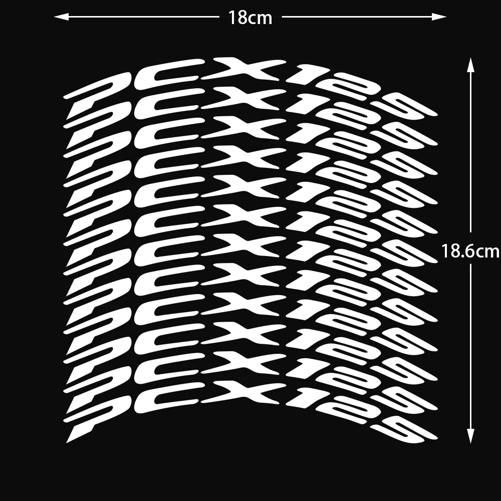 Pegatina reflectante para rueda de motocicleta, cinta de rayas para llanta para HONDA PCX 125 PCX125 PCX-125