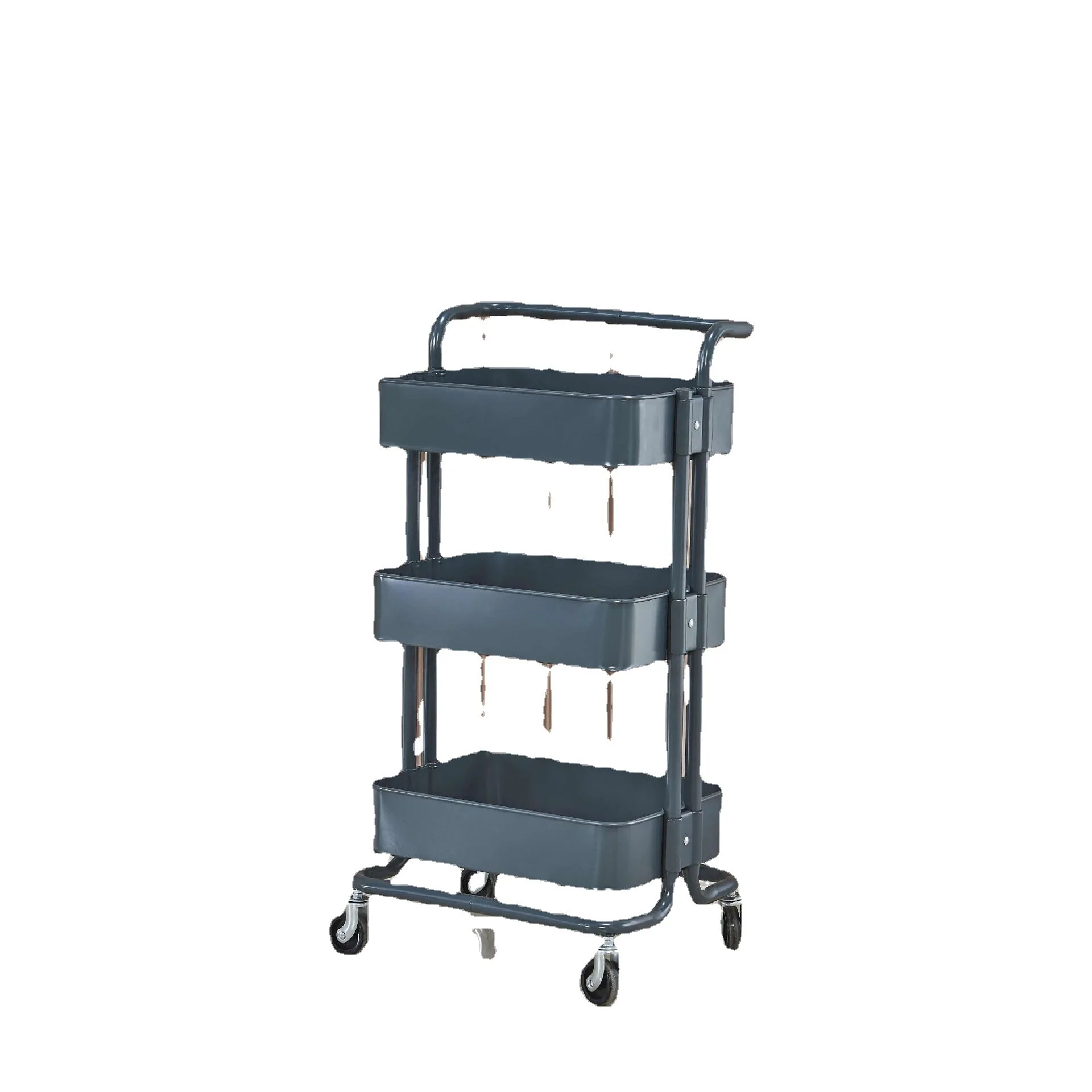 Pink Storage Hairdressing Trolley Aesthetic Multifunction Auxiliary Cart For Beauty Salon Carrello Attrezzi Spa Furniture ZT50ST