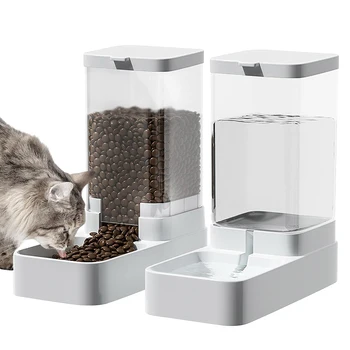 Hond Feeder Kat Water Dispenser Automatische Kat Feeder en Kat Water Dispenser Zwaartekracht Kat Feeder Voedsel Opslag Dispenser Container