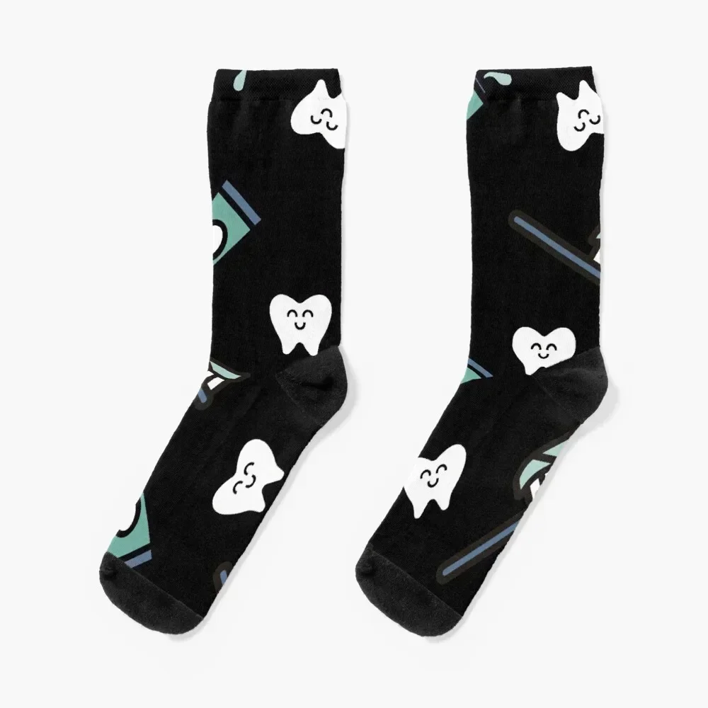 

Dentist Pattern Socks anti slip football bright garter hockey new in's Socks For Man Women's