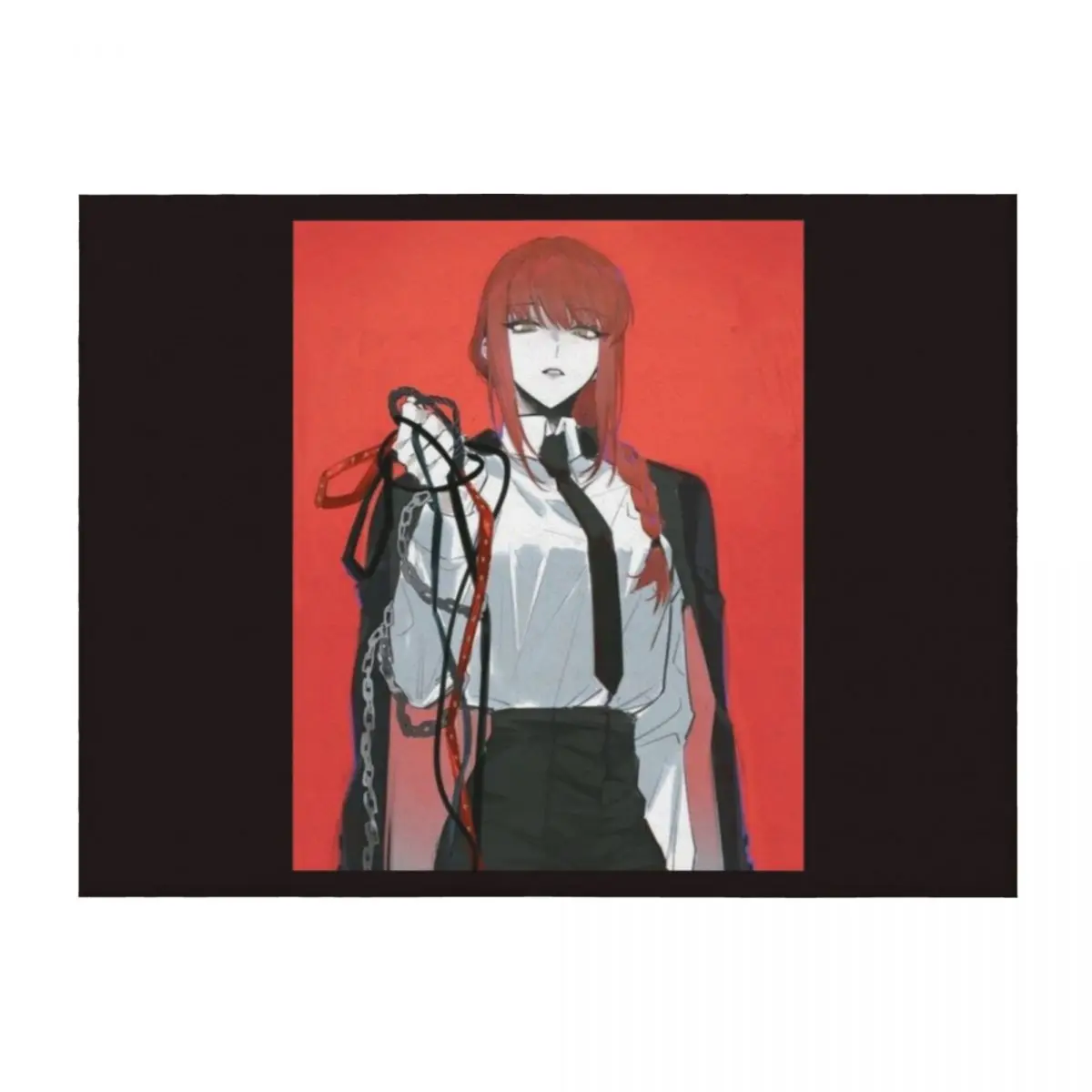 

Makima Throw Blanket anime Blankets For Bed bed plaid Quilt Blankets