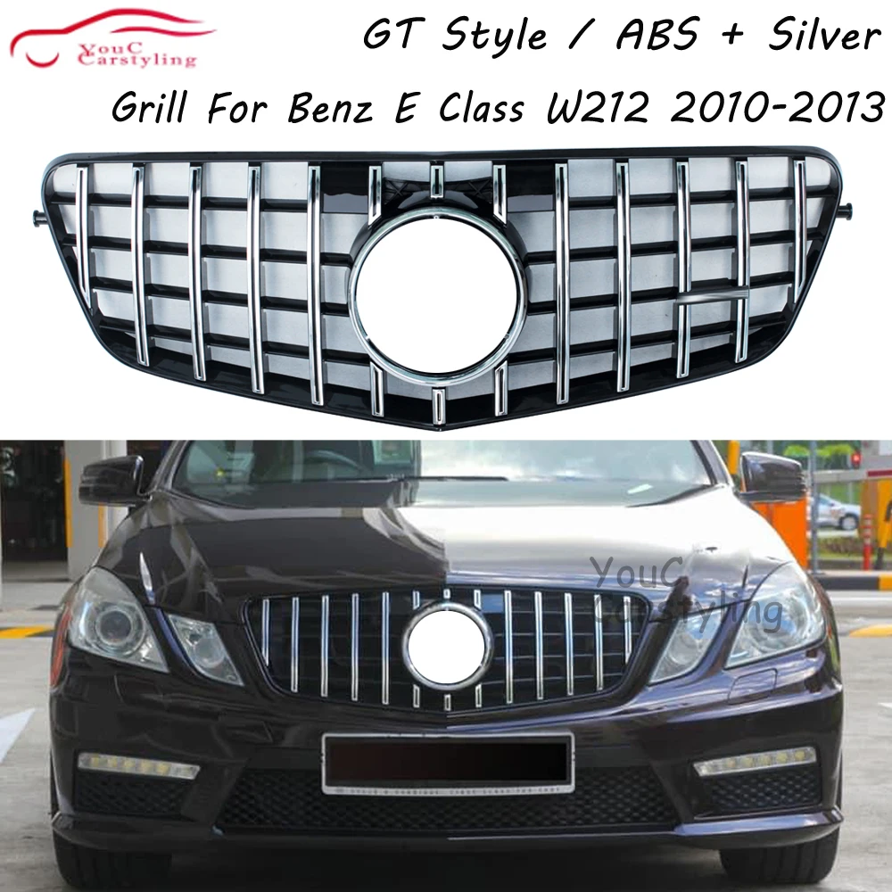 

W212 Facelift Grill Front Bumper GT Grille For Mercedes E Class W212 Sedan 2010 - 2013 E200 E250 E300 E350 E400