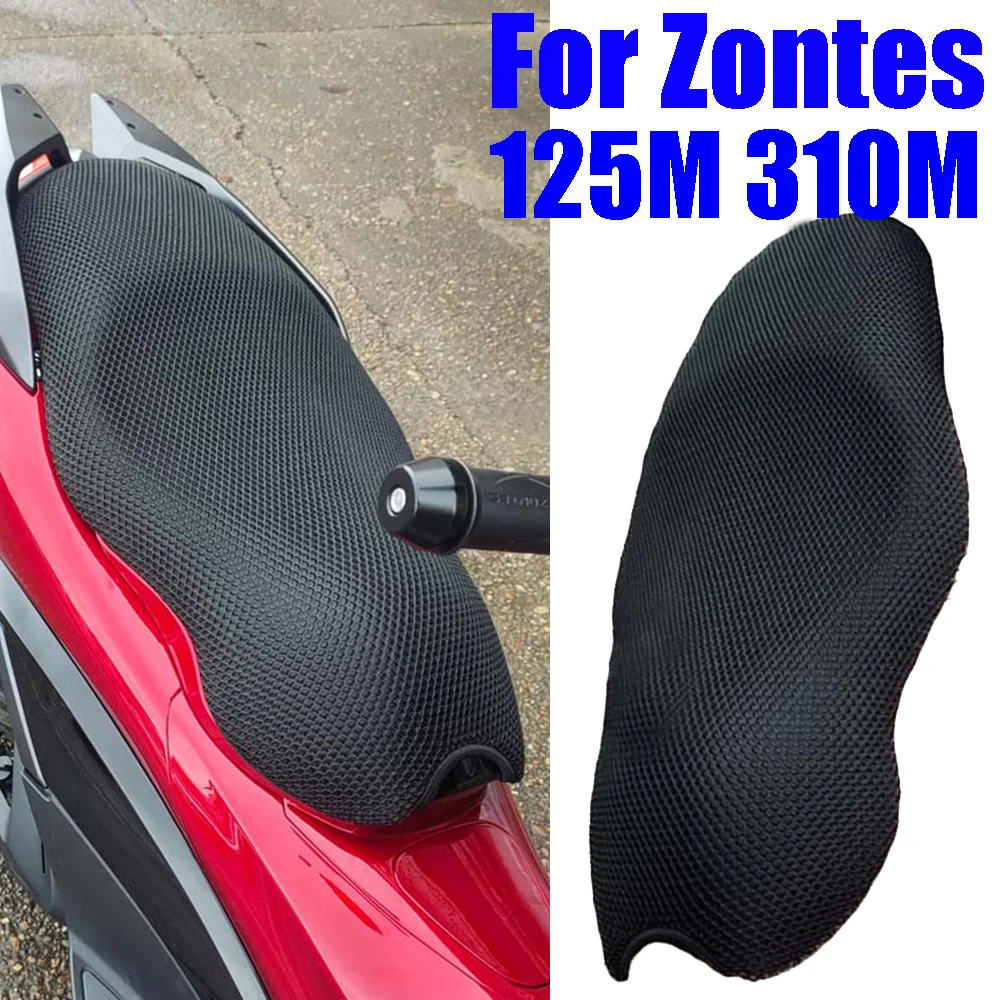 Motorcycle Protecting Seat Cushion Cover For Zontes M310 310M ZT 125M M 125 310 M ZT310 M Accessories Mesh Seat Cover Protector