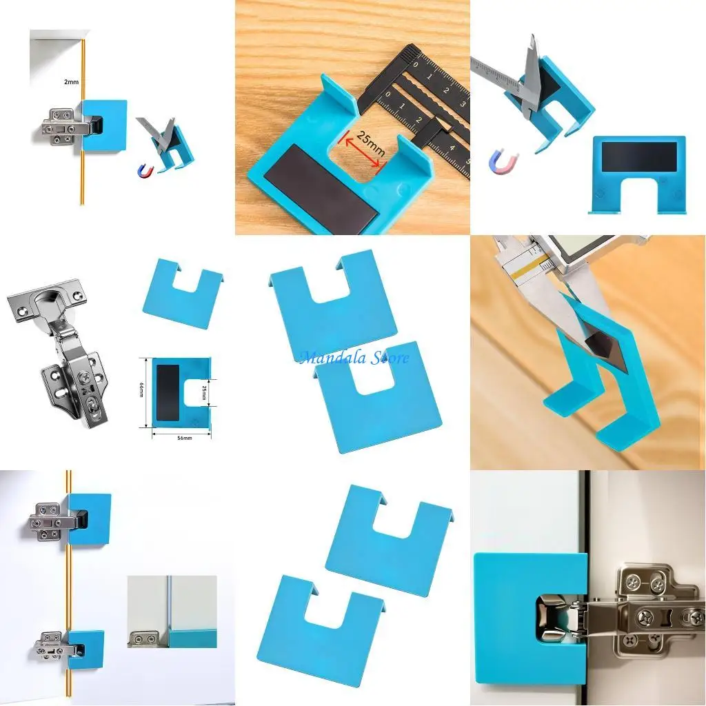 

U2JC Universal Hinge Installation Plate Suitable With Door Aluminum Frame And Various Materials For Wide Applicability