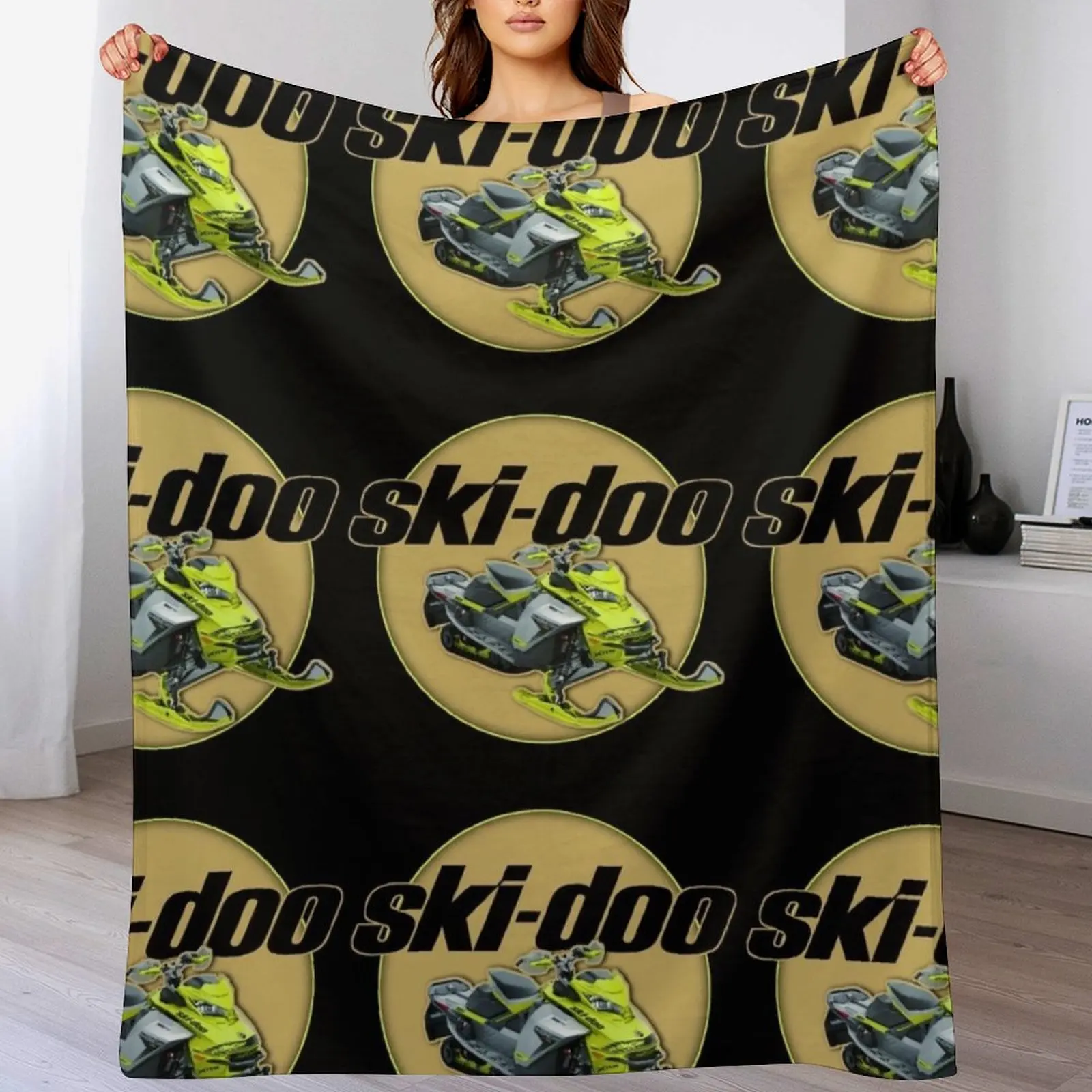 

Ski-Doo Snowmobiles Throw Blanket wednesday Extra Large Throw Camping Travel Blankets