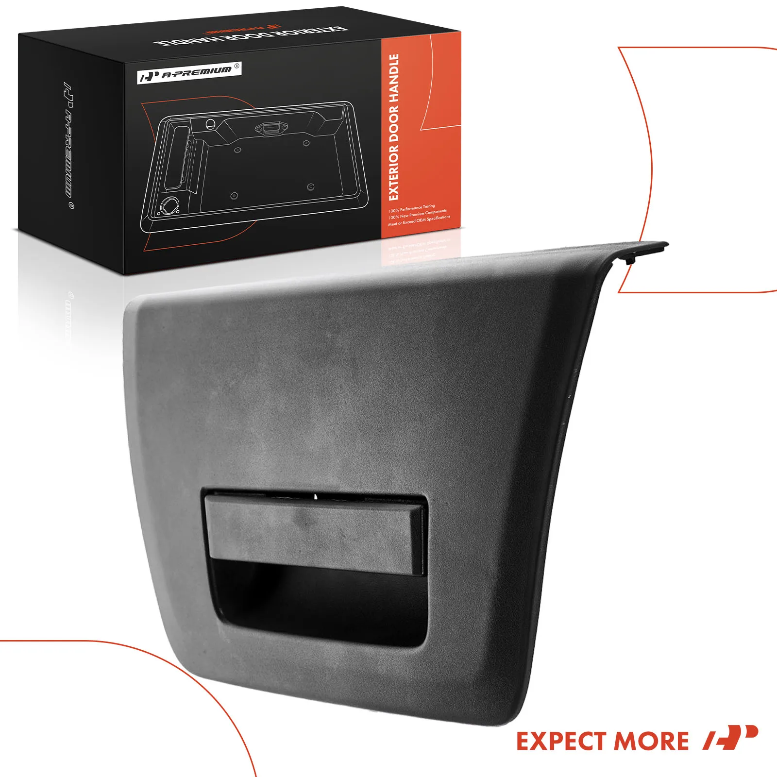 A-Premium Texture Black Tailgate Handle for Nissan Frontier 2005-2013