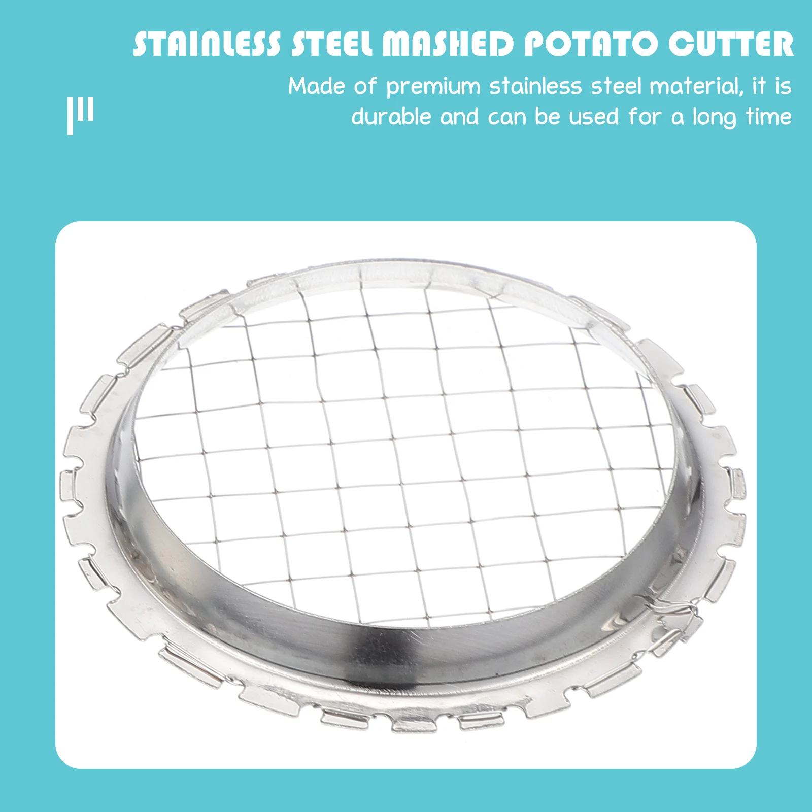 

2pcs Stainless Steel Egg Potato Tomato Slicer Chopper Kitchen Tool Vegetable Food Shredder Easy Use