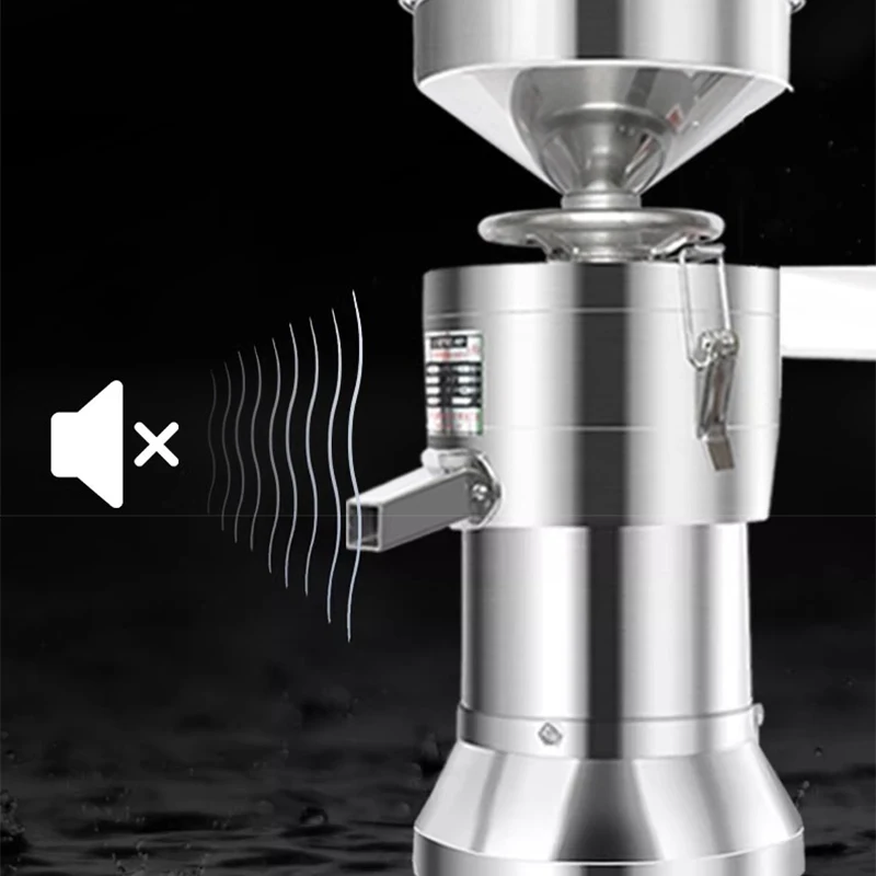 เครื่องทำเต้าหู้เชิงพาณิชย์เครื่องบดถั่วเหลืองสกัดนมถั่วเหลือง25กิโลกรัม/ชั่วโมงพร้อม1บาร์เรล