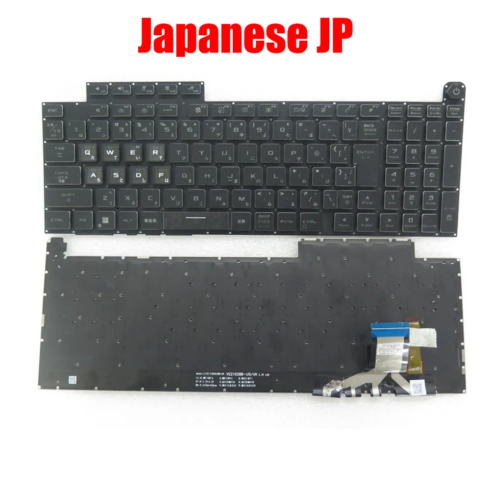 

Клавиатура ноутбука ASUS V221026BJ1 6037B0245203 0KNR0-691GJP00 японская JP черная с подсветкой