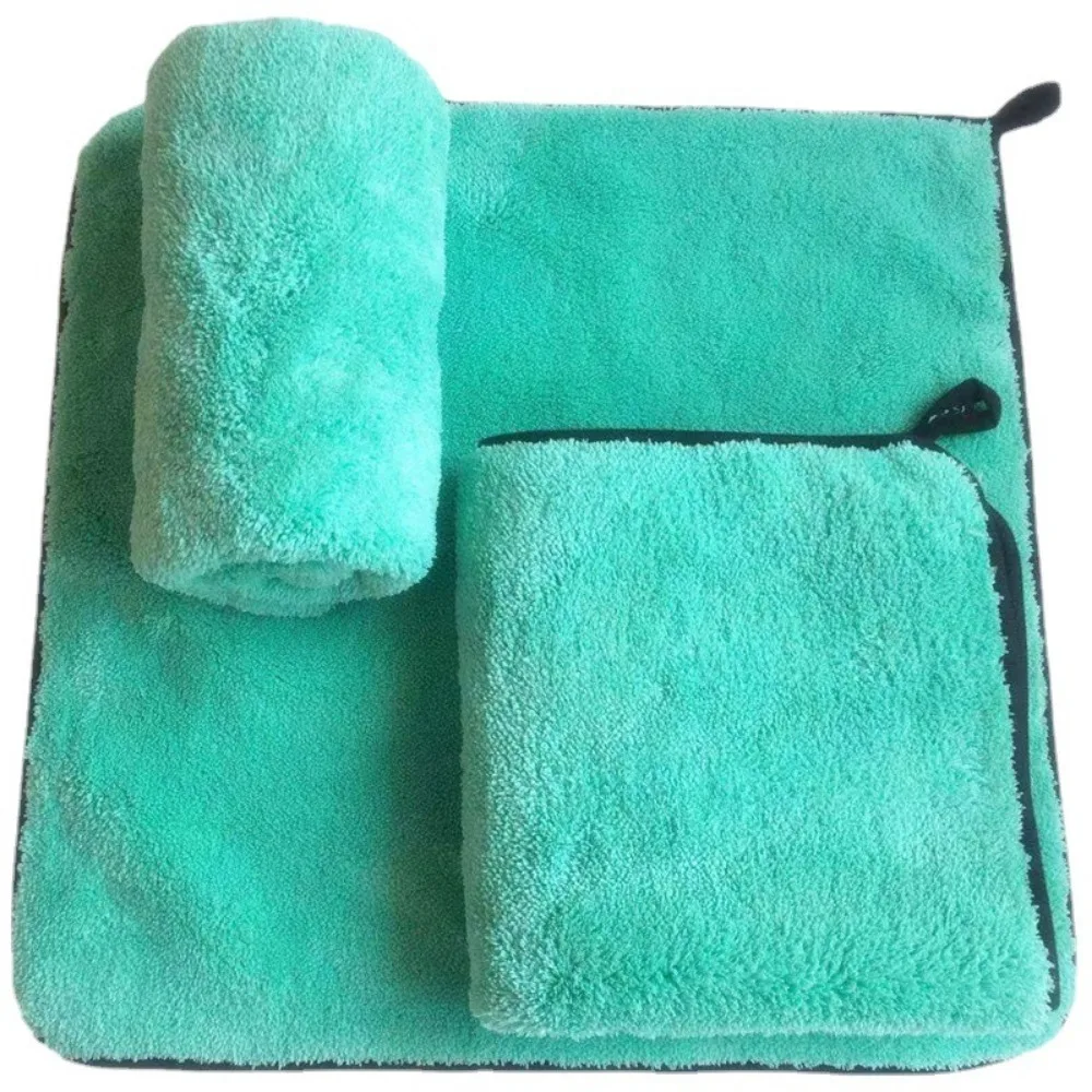 Wash Microfiber Towel Plush Cleaning Drying Cloth Car Care Cloth Detailing Polishing 1400GSM Coral Fleece Deluxe Car